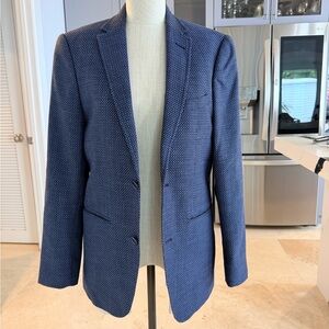 AND Men's Blue Textured Sport Coat